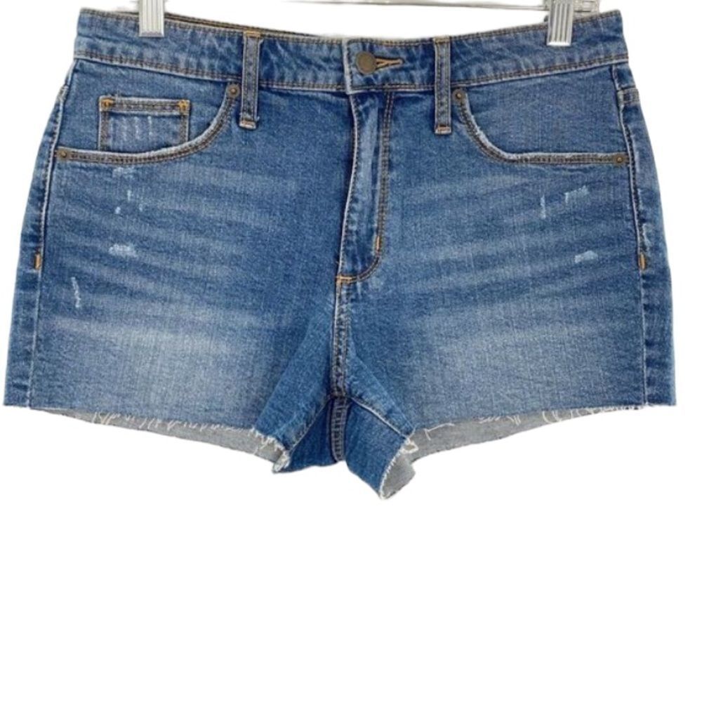 UNIVERSAL THREAD Distressed Raw Hem Jean Shorts